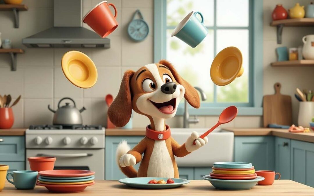 Hunde lieben Geschirr: der bunte Indoorspiele-Kurs