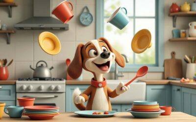 Hunde lieben Geschirr: der bunte Indoorspiele-Kurs